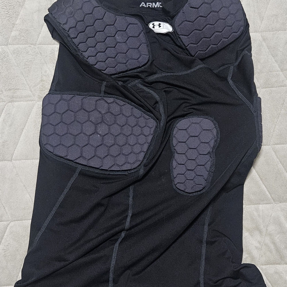Under Armour Black Padded Compression Shirt